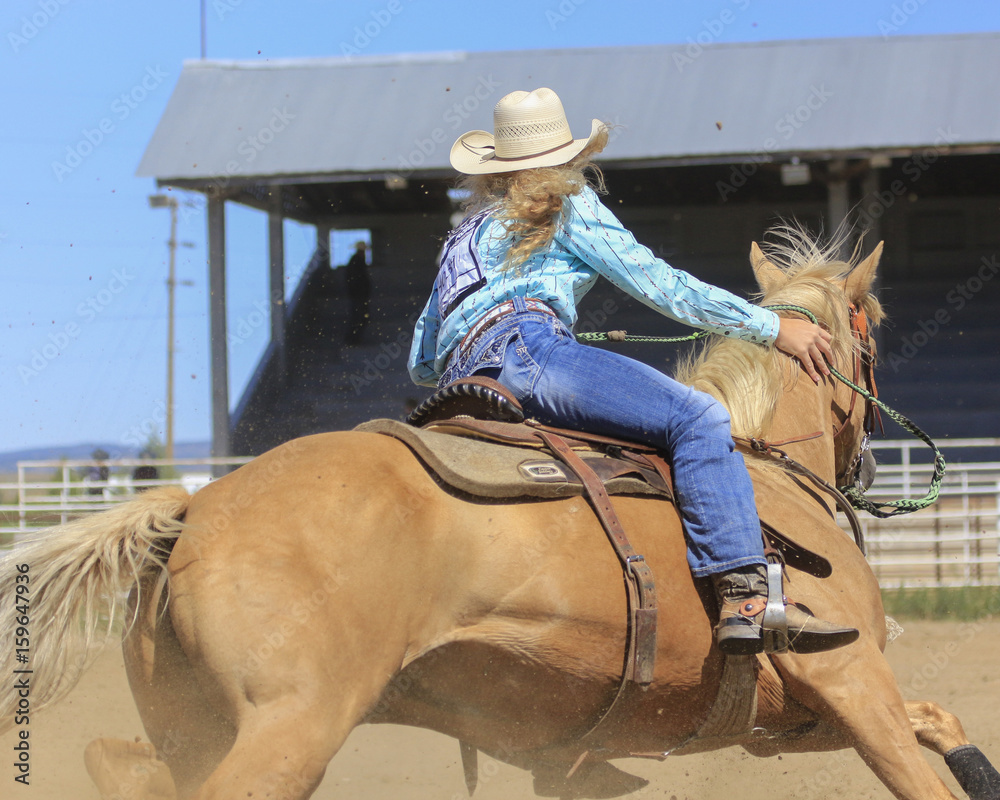 Barrel racing competition